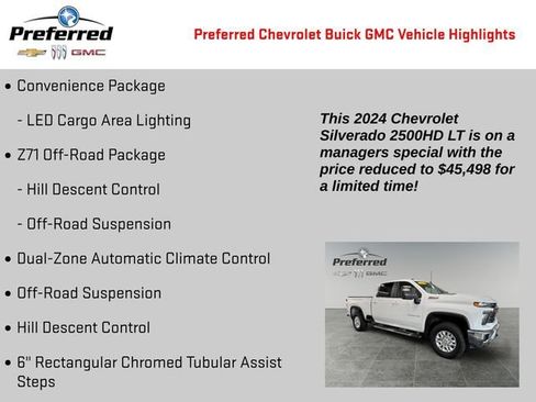 Used 2024 Chevrolet Silverado 2500 LT w/ Convenience Package image 4