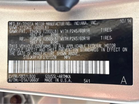 Used 2015 Toyota Highlander XLE AWD/4WD image 21