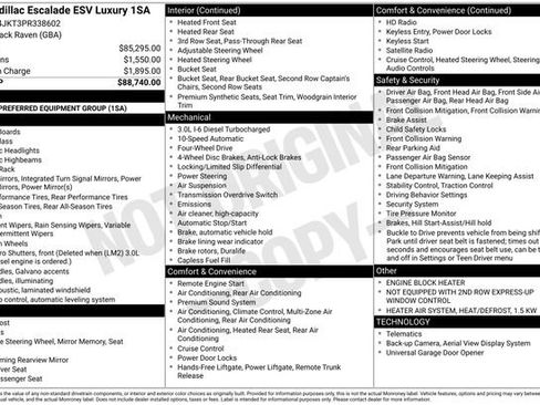 Used 2023 Cadillac Escalade ESV Luxury AWD/4WD image 4