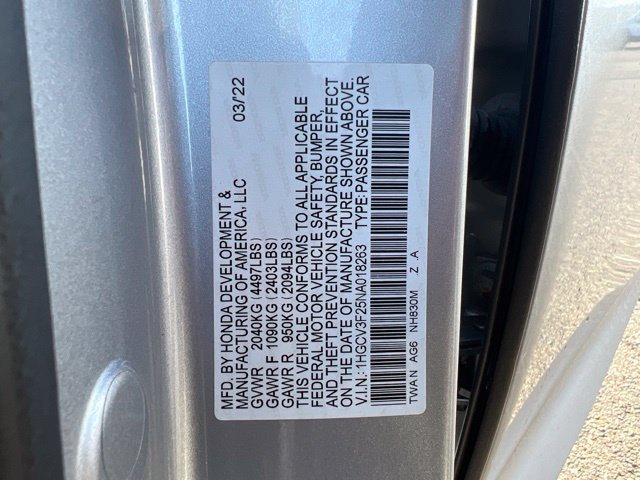 Used 2022 Honda Accord Sport image 10
