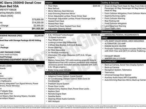 New 2026 GMC Sierra 2500 Denali w/ Denali Reserve Package image 47