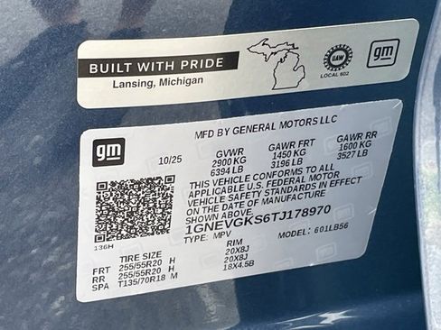 New 2026 Chevrolet Traverse LT w/ Midnight/Sport Edition image 15