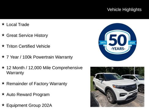 Used 2022 Ford Explorer XLT w/ Equipment Group 202A AWD/4WD image 5