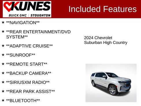 Used 2024 Chevrolet Suburban High Country image 2