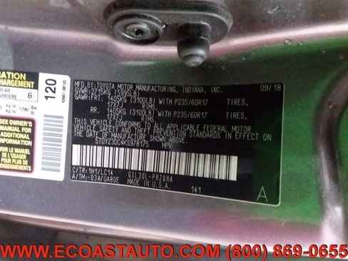 Used 2019 Toyota Sienna XLE image 20