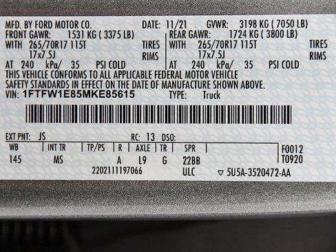 Used 2021 Ford F150 XLT AWD/4WD image 16