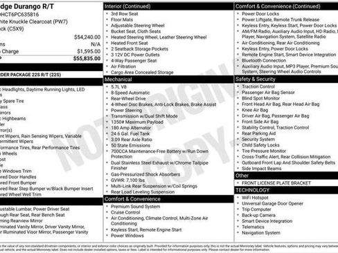 Certified 2023 Dodge Durango R/T RWD image 8