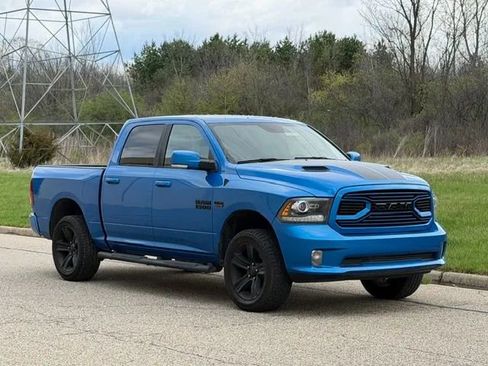 Used 2018 RAM 1500 Sport w/ Hydro Blue Sport Package AWD/4WD image 2