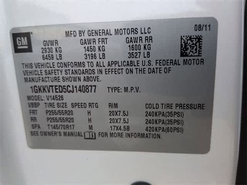 Used 2012 GMC Acadia Denali image 37