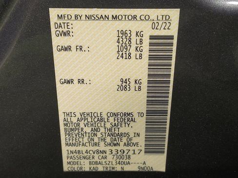 Used 2022 Nissan Altima 2.5 SR FWD image 33