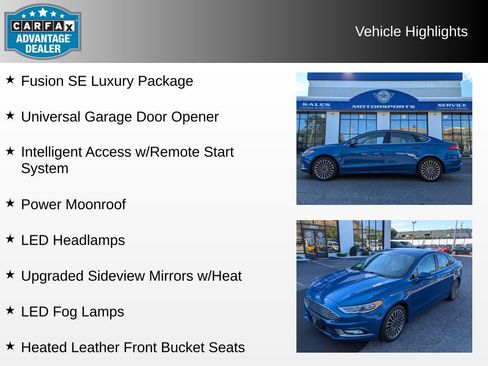 Used 2017 Ford Fusion SE AWD/4WD image 4