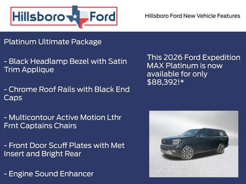 New 2026 Ford Expedition Max Platinum w/ Platinum Ultimate Package AWD/4WD image 15