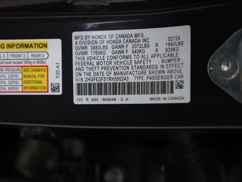 Used 2024 Honda Civic Sport image 26