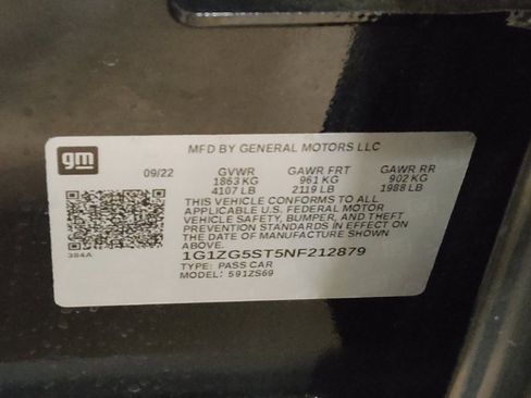 Used 2022 Chevrolet Malibu RS FWD image 33