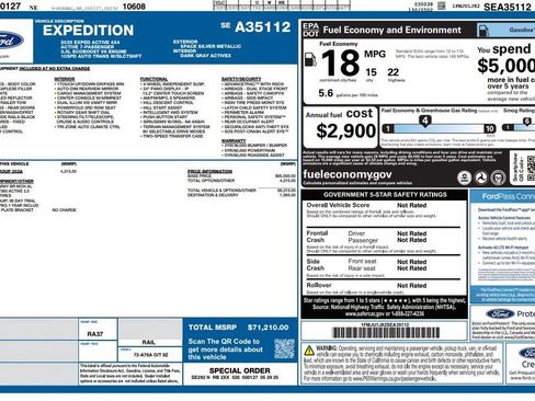 Used 2025 Ford Expedition Active AWD/4WD image 2