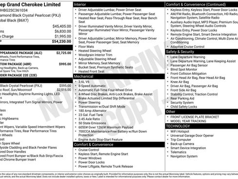 New 2025 Jeep Grand Cherokee Limited w/ Black Appearance Package AWD/4WD image 4