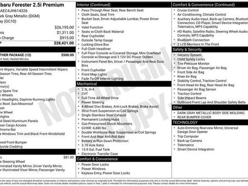 Used 2018 Subaru Forester 2.5i Premium w/ All-Weather Package image 10