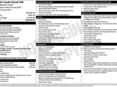 Certified 2024 GMC Acadia Denali AWD/4WD image 24