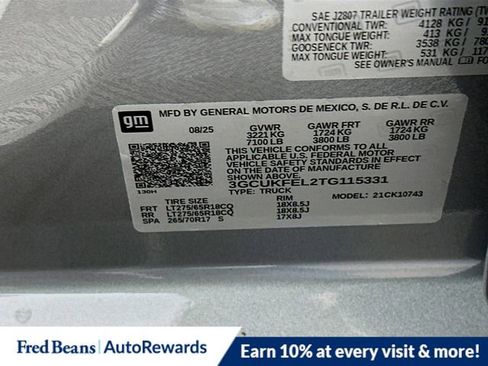 New 2026 Chevrolet Silverado 1500 LT Trail Boss w/ Convenience Package II AWD/4WD image 25