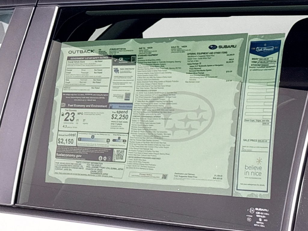 New 2026 Subaru Outback Wilderness AWD/4WD image 25