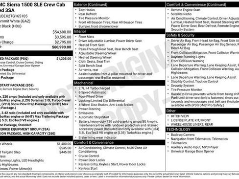 New 2026 GMC Sierra 1500 SLE w/ Preferred Package AWD/4WD image 17