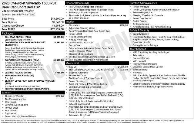 Used 2020 Chevrolet Silverado 1500 RST w/ All-Star Edition RWD image 34