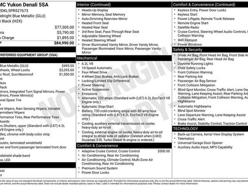 Used 2023 GMC Yukon Denali AWD/4WD image 6