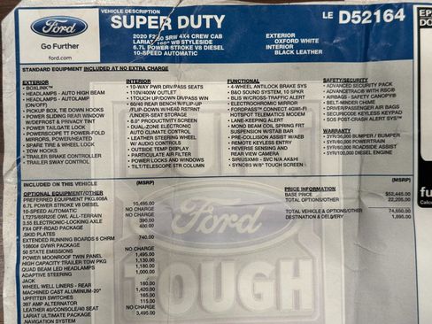 Used 2020 Ford F250 4x4 Crew Cab Super Duty image 43