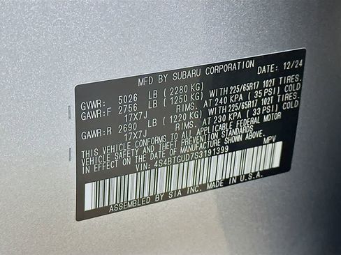 Used 2025 Subaru Outback Wilderness image 22