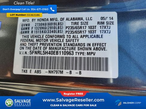 Used 2014 Honda Odyssey EX image 17