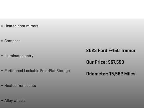 Used 2023 Ford F150 Tremor w/ Equipment Group 402A High image 18