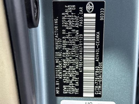 Used 2008 Toyota Camry LE FWD image 19