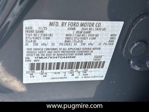 New 2026 Ford Explorer ST-Line w/ ST-Line Street Pack image 33