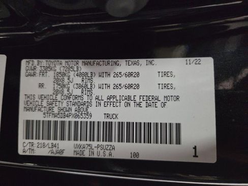 Used 2023 Toyota Tundra 1794 Edition w/ TRD Off-Road Package image 96