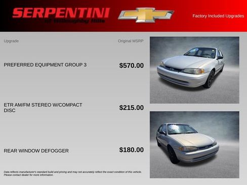 Used 2002 Chevrolet Prizm w/ Preferred Equipment Group 3 FWD image 4