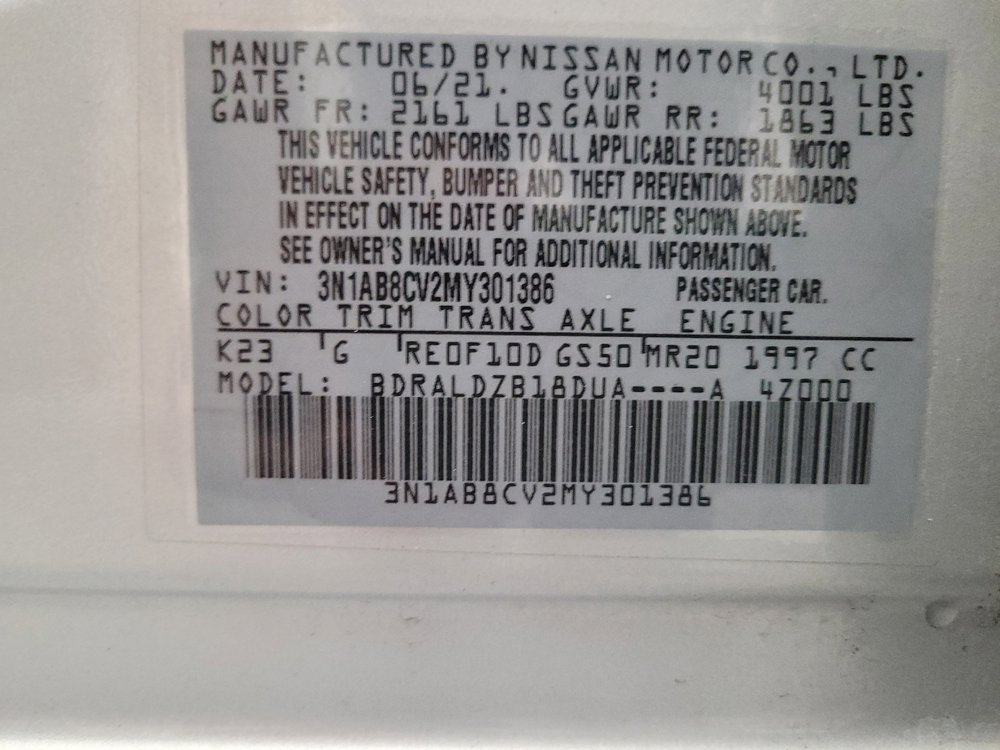 Used 2021 Nissan Sentra SV FWD image 33