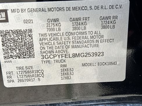 Used 2021 Chevrolet Silverado 1500 LT Trail Boss w/ Convenience Package II AWD/4WD image 47