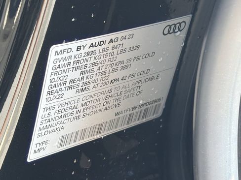 Used 2023 Audi Q8 Prestige AWD/4WD image 36