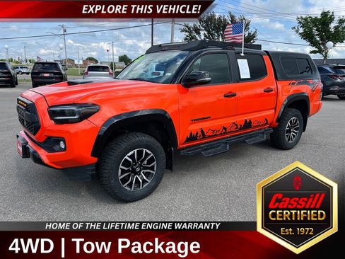 Used 2023 Toyota Tacoma TRD Sport w/ Black Out Package (TMS) AWD/4WD image 1