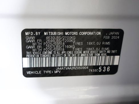 Used 2024 Mitsubishi Eclipse Cross LE image 44