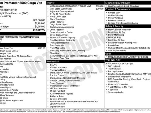 Used 2024 RAM ProMaster 2500 FWD image 4