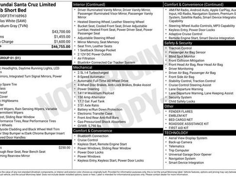 New 2026 Hyundai Santa Cruz Limited AWD/4WD image 25