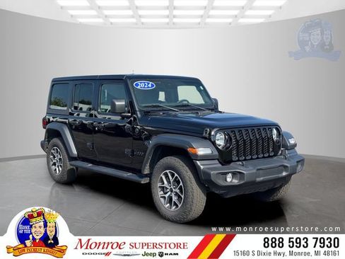 Certified 2024 Jeep Wrangler Unlimited Sport AWD/4WD image 1