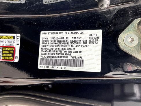 Used 2019 Honda Odyssey Elite image 19