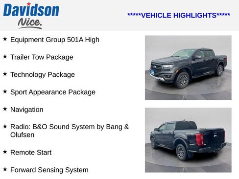 Certified 2022 Ford Ranger Lariat w/ Equipment Group 501A High image 4