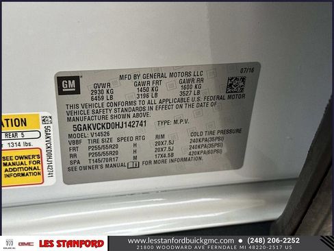 Used 2017 Buick Enclave Premium w/ Experience Buick Package image 21