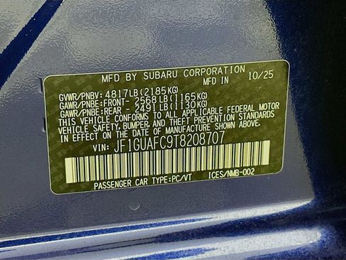 New 2026 Subaru Impreza 2.0i Sport image 29