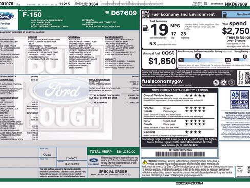 Used 2022 Ford F150 XLT w/ Equipment Group 302A High image 17