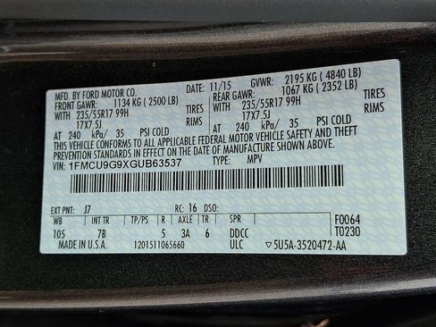 Used 2016 Ford Escape SE w/ Equipment Group 201A AWD/4WD image 26
