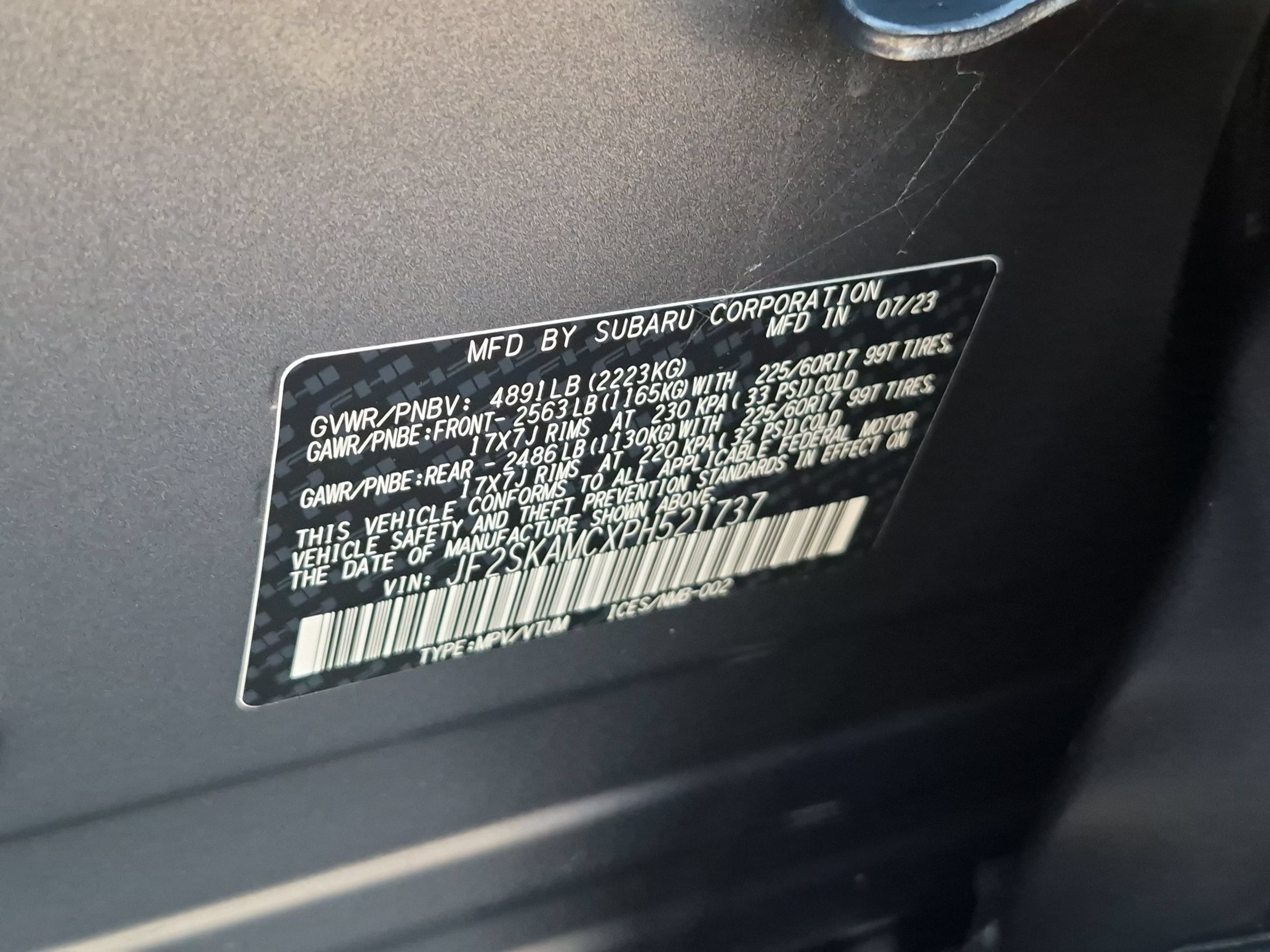 Certified 2023 Subaru Forester Wilderness AWD/4WD image 26